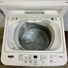 【月末最終セール】【6ヶ月保証】ヤマダ電機 全自動洗濯機 YWM-T50H1 2022年製 洗濯5kgの画像