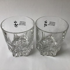 サントリー蒸溜所 山崎&白州 ロックグラス 各1個(合計2個セット)の画像