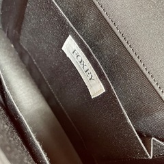 FOXEYブラックプリーツバッグの画像