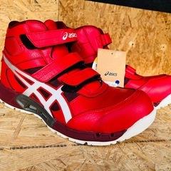 アシックス　未使用品安全靴　25.5　の画像