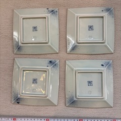 有田焼　正角皿　4枚まとめの画像