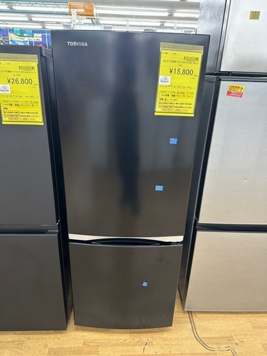 【ドリーム川西店御来店限定】☆ジモティー見たよ♪割引☆東芝　冷蔵庫　GR-S15BS  2020年製／クリーニング済み【2125560000038035】