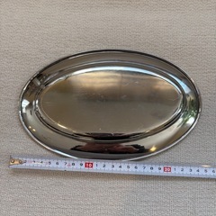 ステンレス製カレー皿の画像