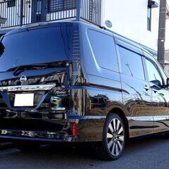 車検満タン セレナハイブリッド 後期 ライダー エマージェンシーブレーキ ナビ フルセグTV Bluetooth フリップダウンモニター アラウンドビューモニター 両側パワスラ インテリキー クルコン LEDライト ETCの画像