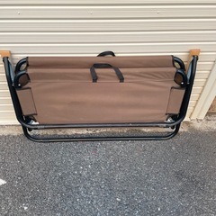 キャンプ　アウトドア　2人掛け　折りたたみ椅子の画像