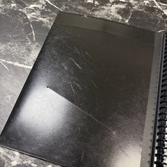 B5サイズ 革風バインダーの画像