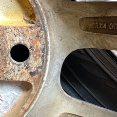 ⭐️軽にどうぞ❗️⭐️13インチ タイヤアルミ❗️の画像