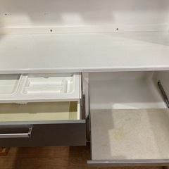 レンジボード キッチンボード 幅134cm 中古の画像