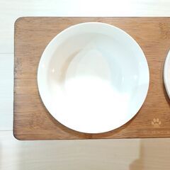犬の食器 1ヶ月使用の画像