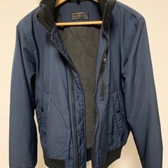 アバクロ A&F タンカースジャケット　Mサイズ相当　ネイビーの画像