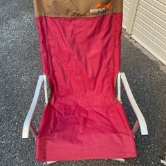 キャンプ　アウトドア　ハイバックチェア　折りたたみ椅子の画像