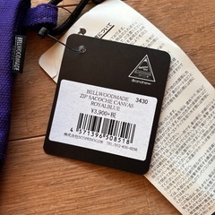  【未使用】ジップサコッシュ BELLWOODMADE ベルウッドメイドの画像