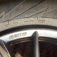 【美品】スタッドレスタイヤ　225/65 R17 ホイールセット4本、エクストレイル・ハリヤー・CX5の画像