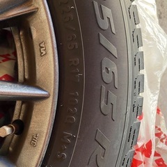 【美品】スタッドレスタイヤ　225/65 R17 ホイールセット4本、エクストレイル・ハリヤー・CX5の画像