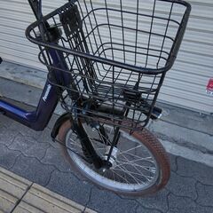 [Panasonic]GYUTTO ANNYS(ギュットアニーズ)20吋 電動アシスト自転車 8.9Ahバッテリー+充電器(ディープブルーメタリック)の画像