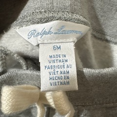 ラルフローレン　スウェットパンツ　6mの画像