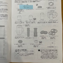 マジックブレット付属品の画像