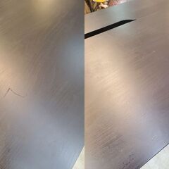 ALEX アレクス ワイドデスク 引出し付き ケーブル収納付き 机 ブラック 黒■幅132㎝x奥行58㎝x高さ76㎝■買取帝国 朝霞店 配達可能の画像