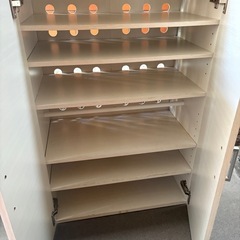 シューズケース　家具　中古品の画像