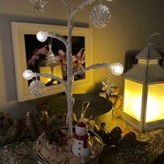 ◇ハンドメイド◇シンプルis Best♪卓上クリスマスツリー（周りの雑貨は含まれません、中央のツリーの置物のみの出品です）の画像