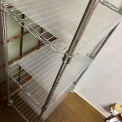 ステンレスラック高さ約160センチ の画像