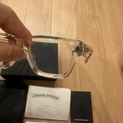 Chrome Hearts 透明メガネ Gnarlin crystal 透明フレームの画像