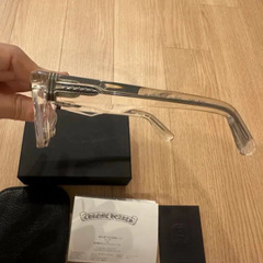 Chrome Hearts 透明メガネ Gnarlin crystal 透明フレームの画像