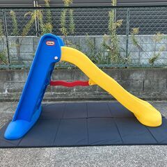 Little Tikes（リトルタイクス）すべり台・大（イエロー&ブルー）の画像
