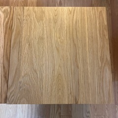 無印良品　木製サイドテーブルベンチ　2個セットの画像