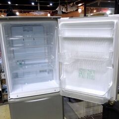 シャープ 両開き 冷蔵庫 350L 2016年製 SHARP SJ-W351S-S 3ドア 300Lクラス 大型冷蔵庫 札幌市 東区 新道東店の画像