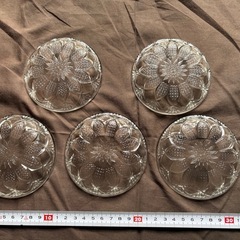 ノリタケ　クリスタル　小皿　5個まとめの画像