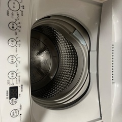 全自動洗濯機 ホワイトBW-45A-W 乾燥機能無/上開きの画像