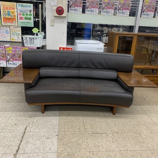 【ジモティー割引で最大15％OFF⭐️】2人掛けソファー　ブラウン