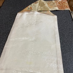正絹名古屋帯  アンティーク調 美品の画像