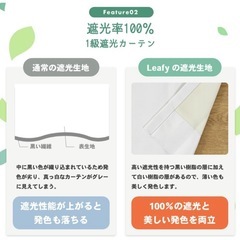 一級遮光カーテン　ホワイト　100×125 3枚セット　の画像