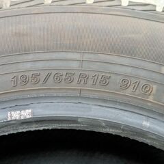 工賃こみ　2024年製極上ヨコハマ冬タイヤ195/65R15  4本セットの画像