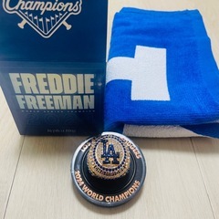 【新品未開封】ドジャース　リング & タオル　フリーマンの画像