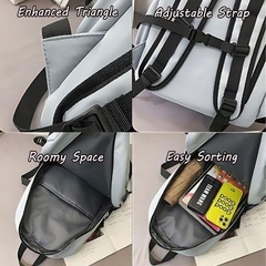 リュックサック バックパック ジュアルバッグリュック 大容量 軽量 赤 防水 多機能
の画像