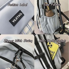 リュックサック バックパック ジュアルバッグリュック 大容量 軽量 赤 防水 多機能
の画像