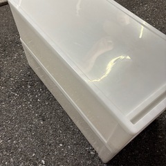 プラスチック引き出し衣装ケース2点をお安くお譲り致します。の画像