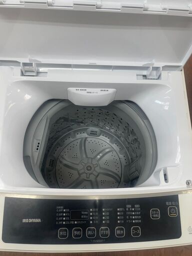 リサイクルショップどりーむ天保山店　No1655 洗濯機　６ｋｇ容量　少し大きめ?　アイリスオーヤマ　2021年製　外置き使用　外販日