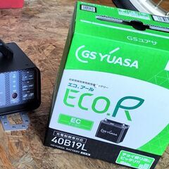 中古バッテリー(ジャンク)　車用バッテリー　40B19L(GS YUASA/291024製)の画像