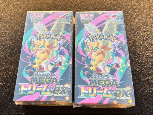 ポケモンカード『MEGA ドリームEX』2パック新品未開封