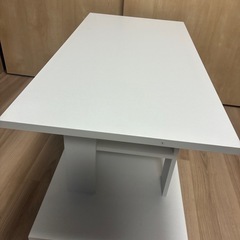 【美品】テレビ台　ホワイト　キャスター付の画像