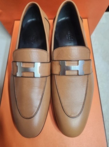 Hermès Paris ローファー ブラウン 37.5