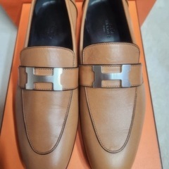 Hermès Paris ローファー ブラウン 37.5の画像