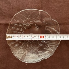 フルーツ柄　ガラス製　小皿　7個まとめの画像