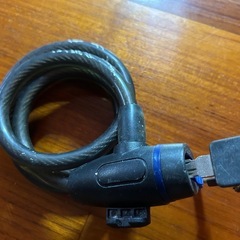 自転車ワイヤーロックの画像