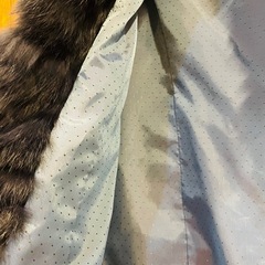NORDSUD ノールシュド　ラビットファー　リアル　ノーカラーコート　38の画像