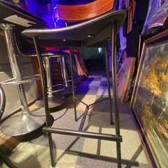 バーカウンターチェア　レザーウッド　5個セット♪の画像